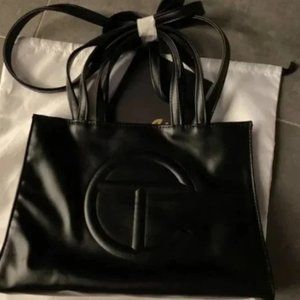 Telfar medium Black shopping bag